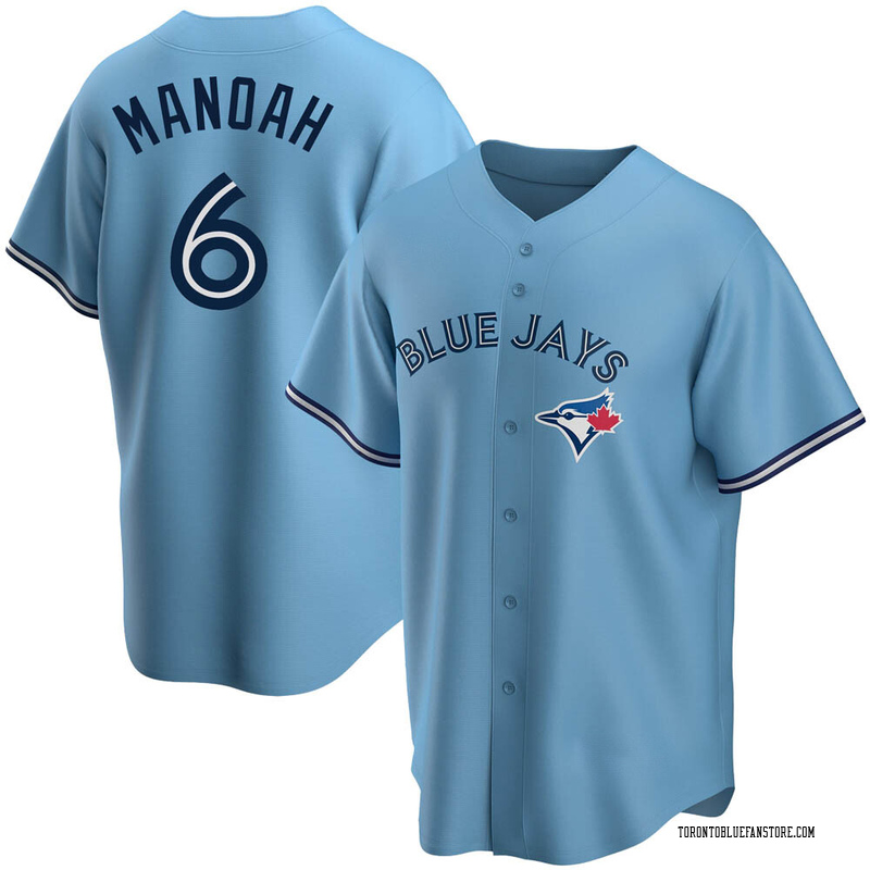 Alek Manoah Men's Toronto Blue Jays Powder Alternate Jersey - Blue