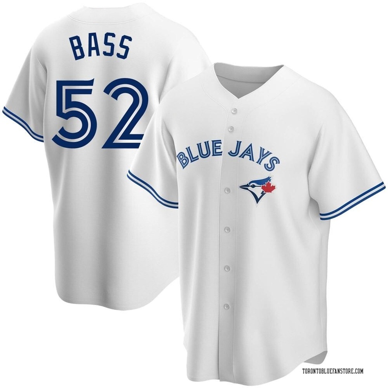 Anthony Bass Men's Toronto Blue Jays Home Jersey White Replica