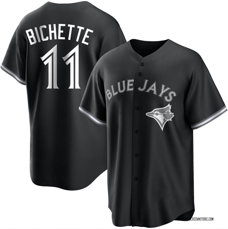 Bo Bichette Youth Toronto Blue Jays Jersey - Black/White Replica