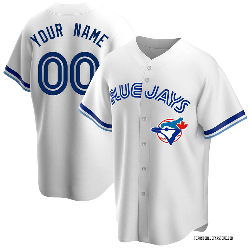 Custom Youth Toronto Blue Jays Home Cooperstown Collection Jersey ...