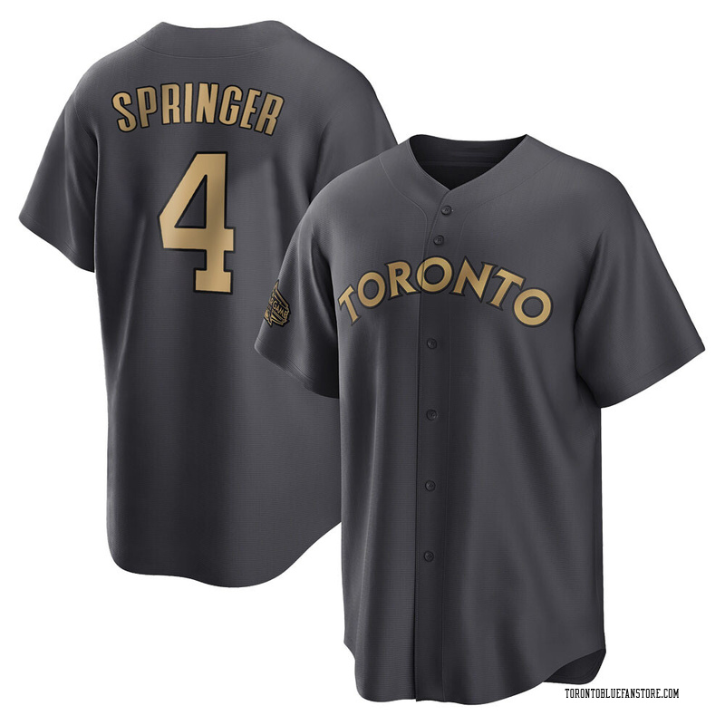 George Springer Men's Toronto Blue Jays Replica 2022 All-Star Jersey -  Charcoal Game