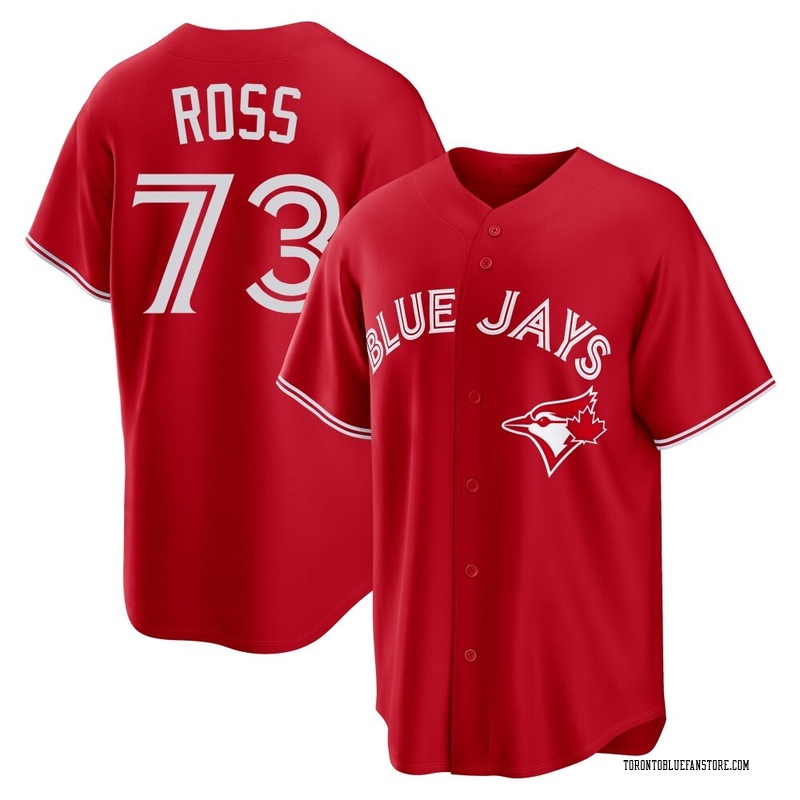 Shawn Ross Youth Toronto Blue Jays Canada Day Jersey - Red Replica