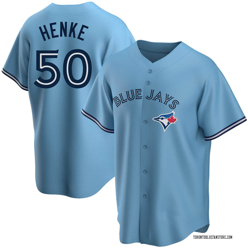 Tom Henke Men's Toronto Blue Jays Powder Alternate Jersey - Blue